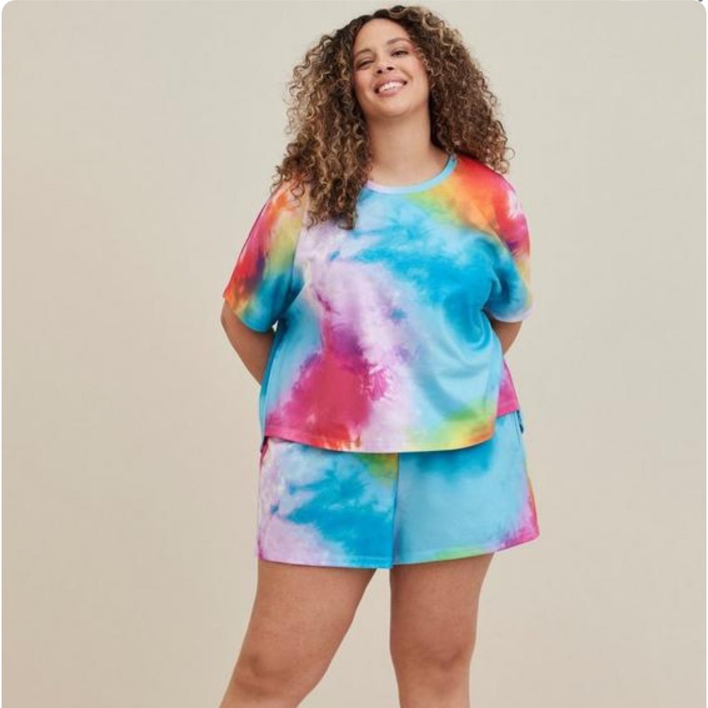 Torrid Lightweight Terry Short Sleeve Cover-Up Tee NEW